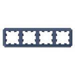 Рамка Systeme Electric AtlasDesign Antique четырехместная грифель (ATN100704)