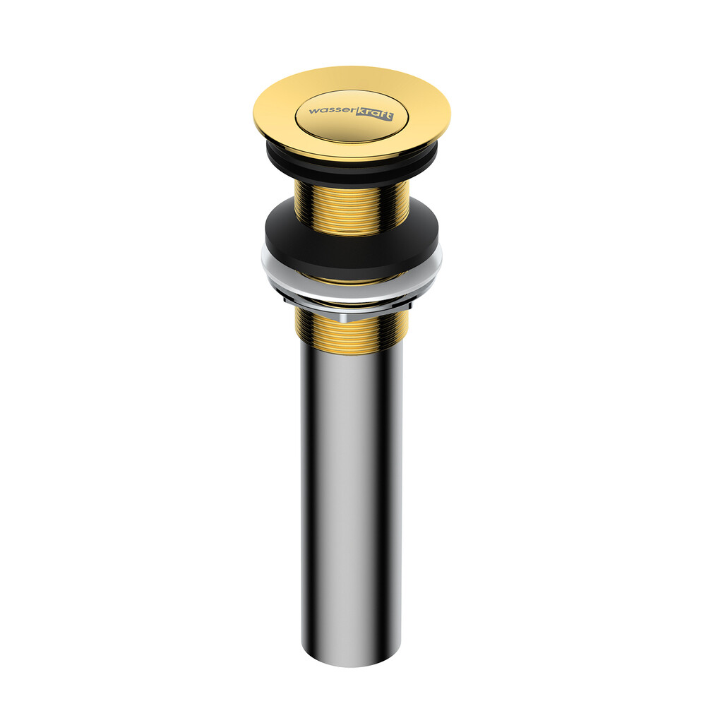 original-10280.jpg Донный клапан WasserKraft клик-клак 1 1/2 золото (A253) — изображение 1