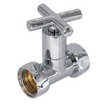 Вентиль латунный СТМ Термо 1/2 ВР(г) х 1/2 ВР(г) для полотенцесушителя (CPVS1212)