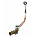 Сифон для ванны Wirquin 1 1/2х40 мм регулируемый слив d50 мм с выпуском d70 мм полуавтомат (30987154)