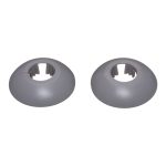 Обвод для труб ПВХ декоративный 22 мм серый матовый (2 шт.)