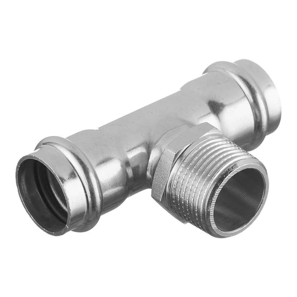 original-10496.jpg Тройник Valtec (VTi.933.I.280628) 28 мм х 1 НР(ш) х 28 мм нержавеющая сталь — изображение 1