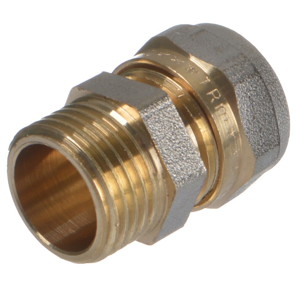 original-10750.jpg Соединитель прямой Terma 16 обж(ц) х 1/2 НР(ш) (35056) — изображение 1