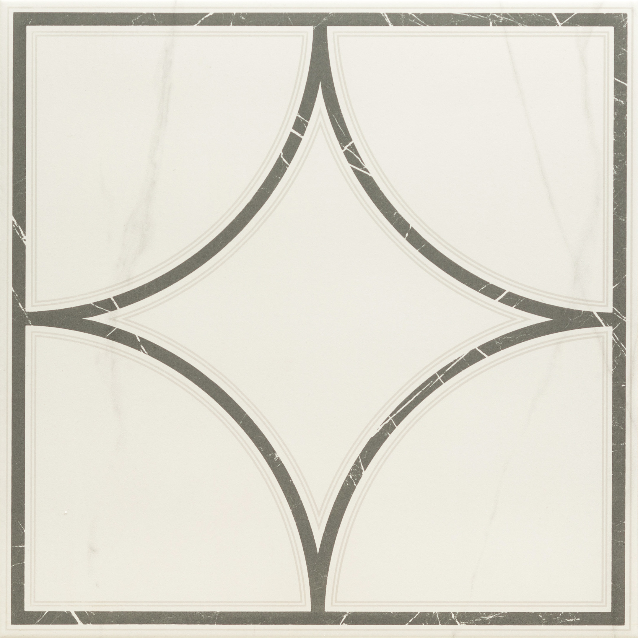 original-1077.jpg Керамогранит LB Ceramics Каррара Геометрия белый 450х450х8 мм — изображение 1