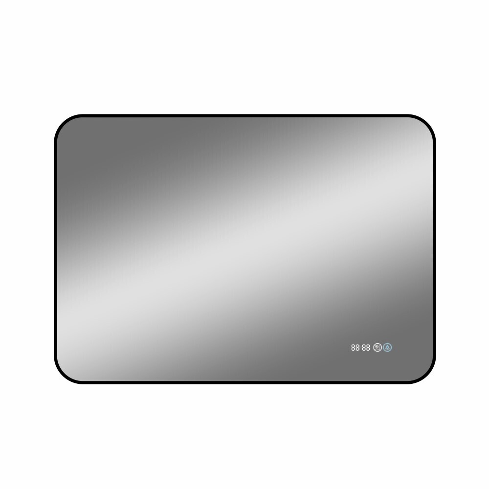 original-10937.jpg Зеркало с подсветкой прямоугольное 100х70 см с часами Continent Caseiro Led (ЗЛП5054) — изображение 1