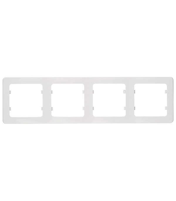 original-11200.jpg Рамка Hegel Master четырехместная белая (Р404) — изображение 1