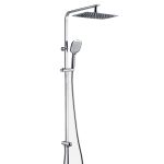 Душевой комплект WasserKraft с верхним душем с лейкой хром (A042)