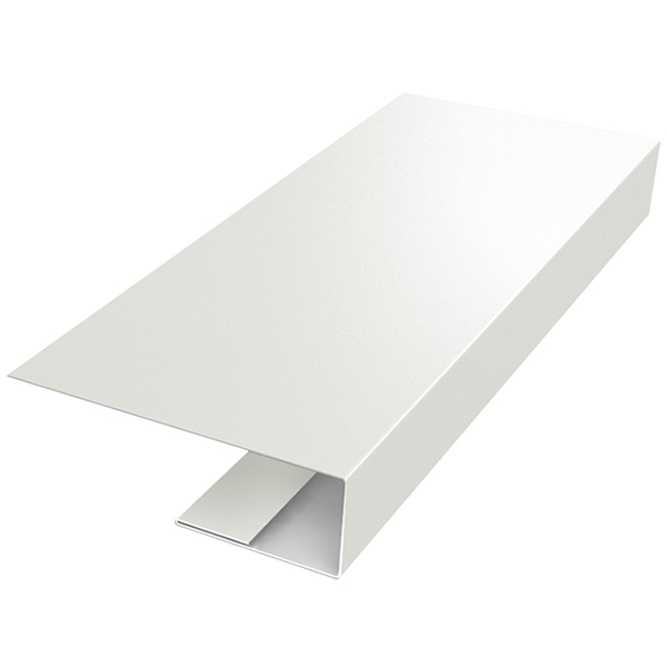 original-11315.jpg J-профиль металлический Grand Line сигнальный белый RAL 9003 2 м — изображение 1