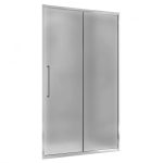 Душевая дверь Abber стекло матовое 100х195 см профиль хром 6 мм раздвижная (AG30100MH)
