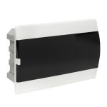 Щит распределительный встраиваемый EKF SlimBox PROxima ЩРВ-П-18 пластиковый IP41 230х395х100 мм 18 модулей прозрачная дверь серый