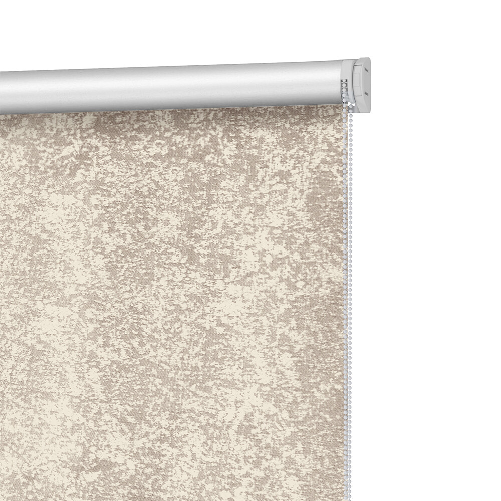 original-11610.jpg Рулонная штора блэкаут 140х175 см Decofest Марбл бежевая — изображение 1