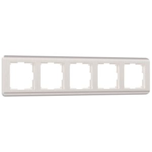 Рамка Werkel Stream пятиместная перламутровая (a051280)