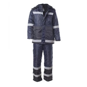 Костюм рабочий мужской утепленный Спрут Метео 56-58 рост 182-188 см темно-синий/черный