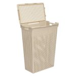 Корзина для белья Violet Лофт 615х450х260 мм 50 л латте (5650020)