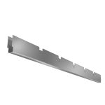 Элемент для потолка грильято GL15 100х100х38х15 мм «мама» 0,6 м металлик