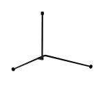 Карниз для ванной 90х90 см сборный Г-образный алюминий черный