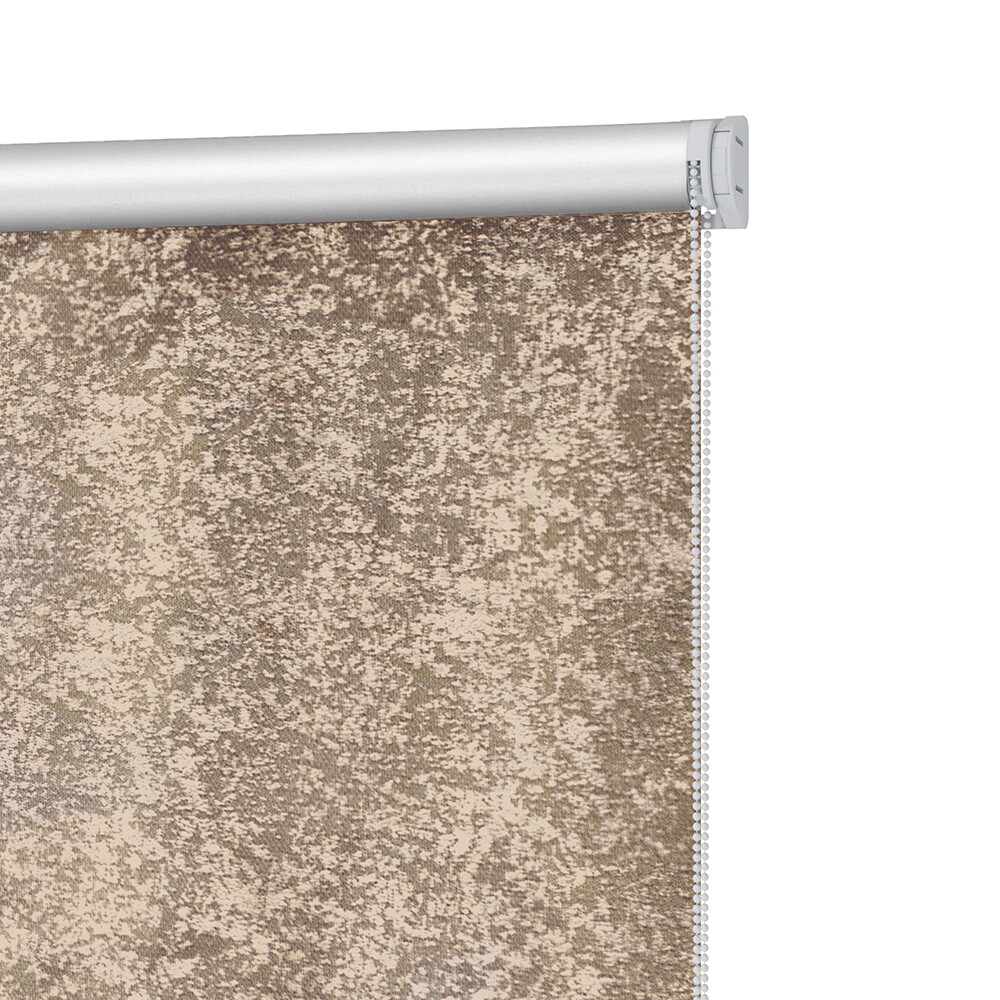 original-12313.jpg Рулонная штора блэкаут 60х160 см Decofest Марбл мини коричневая — изображение 1