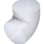 Колено для круглых воздуховодов ERA пластиковое d160 мм 90°