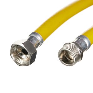 Шланг для газа ПВХ армированный Elka 3/4 НР(ш) х 3/4 ВР(г) 40 см желтый