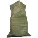 Мешок для мусора 150 л 750х1150 мм полипропиленовый зеленый