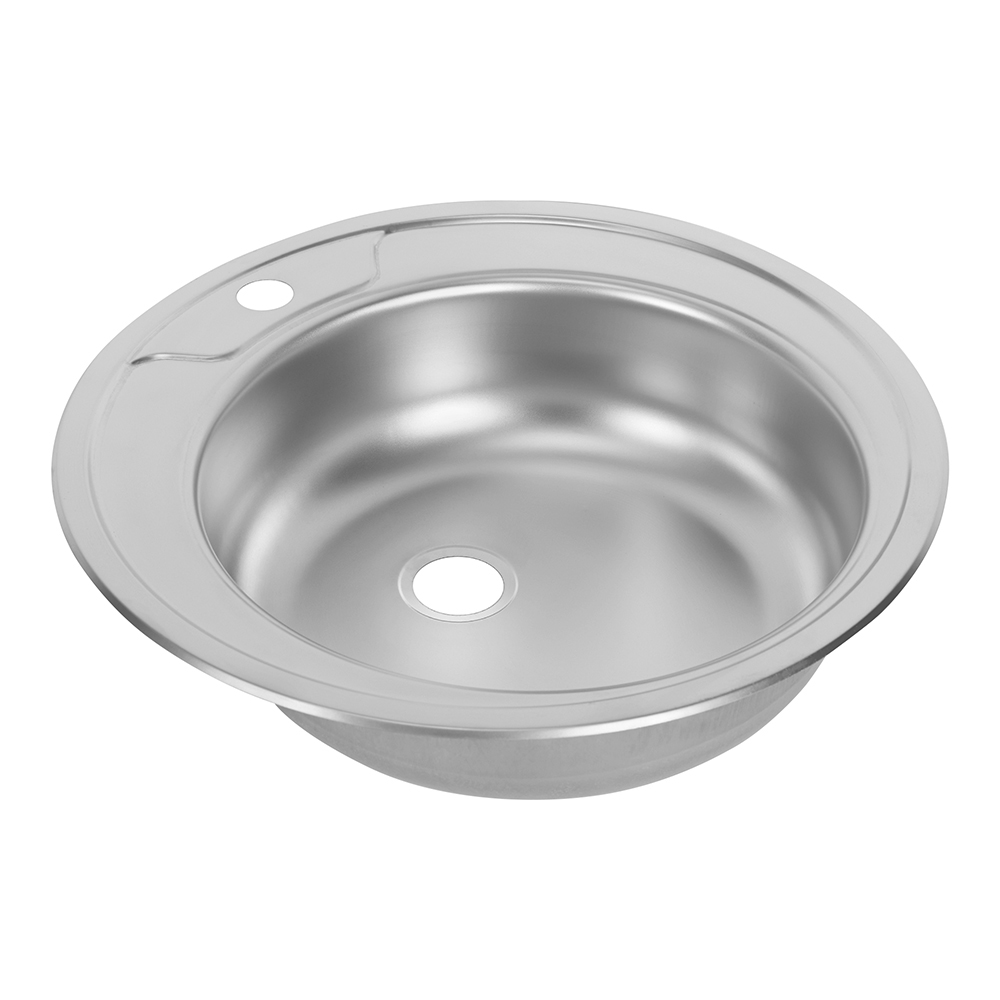 original-12747.jpg Мойка для кухни Ukinox Nord d50х14 см врезная сталь (Nr D500 (0,4)) — изображение 1