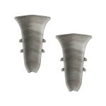 Угол внутренний Ideal Классик 55 мм дуб пепельный S-профиль (2 шт.)