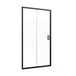 Душевая дверь Domani-Spa DoorCube стекло прозрачное 110х190 см профиль черный 5 мм раздвижная (DS04DCb110L0Cl00.Gt-Black)