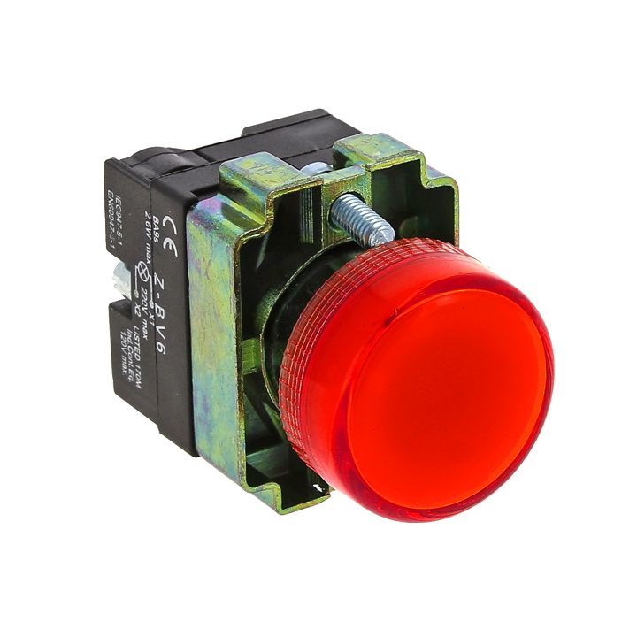 original-12989.jpg Лампа сигнальная EKF PROxima BV64 230 В IP54 красная (xb2-bv64) — изображение 1