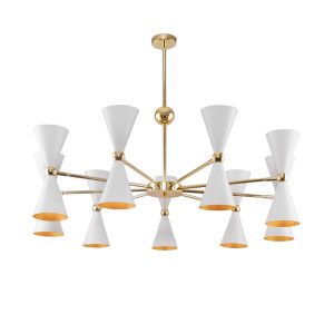 Люстра подвесная Maytoni Vesper E14 720 Вт 45 кв.м (MOD108PL-18WG)