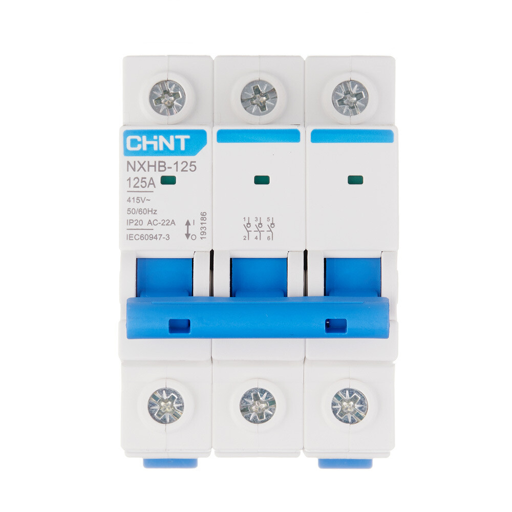 original-13124.jpg Выключатель нагрузки Chint NXHB-125 3P 125А 500 В на DIN-рейку (193186) — изображение 1