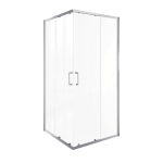 Душевой уголок Good Door Lite CR-100-C-CH хром 100х100х190 см квадрат стекло прозрачное 5 мм (ЛТ00006)