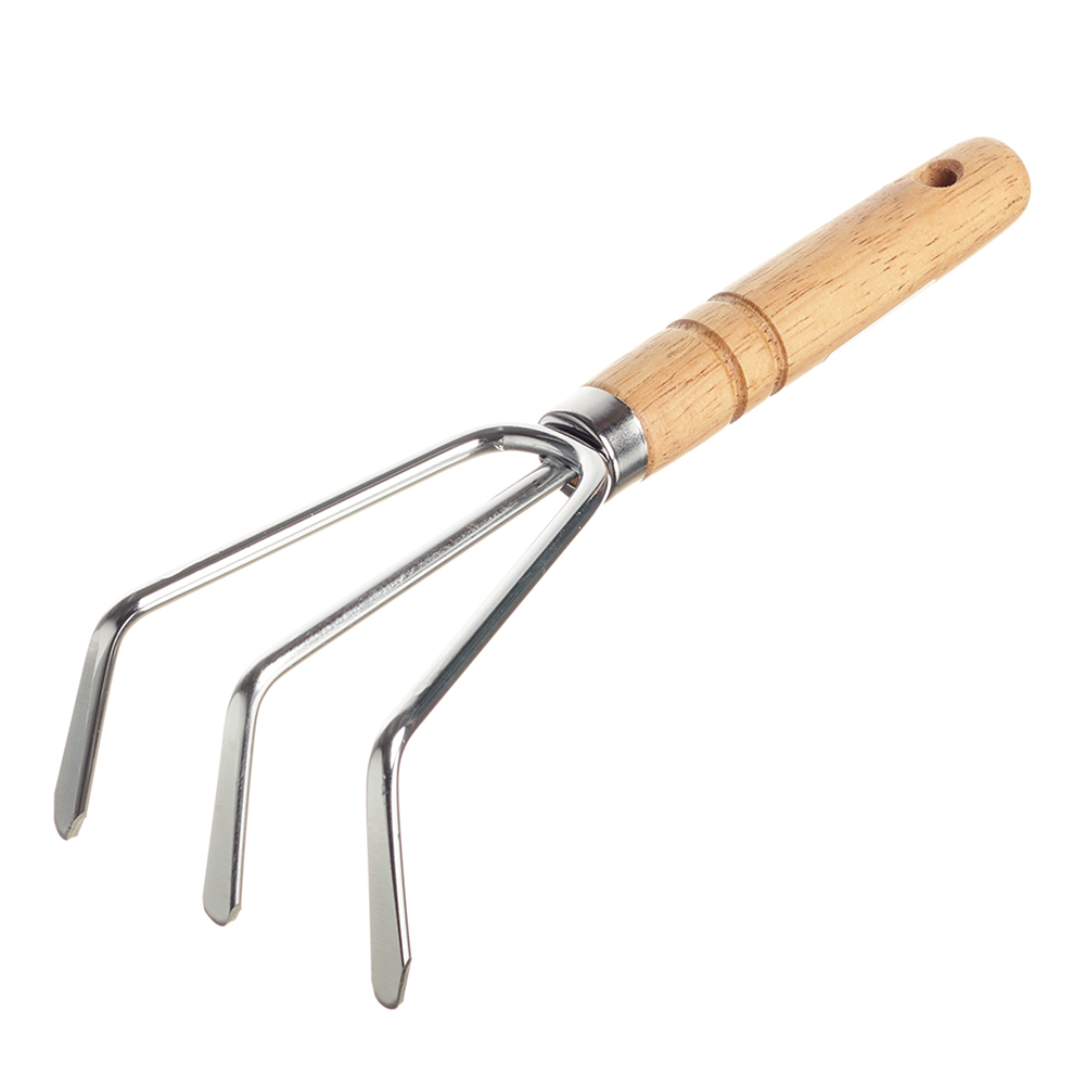 original-13419.jpg Рыхлитель Ваш сад 3 зуба с деревянной ручкой (0532-3) — изображение 1