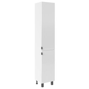 Пенал АСБ-Мебель Дора 35 см напольный белый