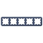 Рамка Systeme Electric AtlasDesign Antique пятиместная грифель (ATN100705)