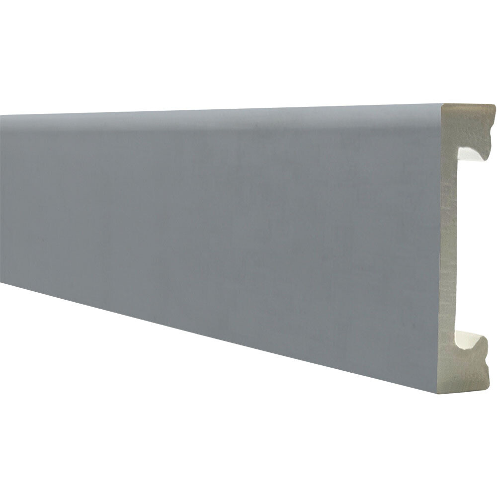 original-13794.jpg Плинтус экополимер Winart Pro Quadratum 65х16х2000 мм титаниум (90.65.001.040) — изображение 1