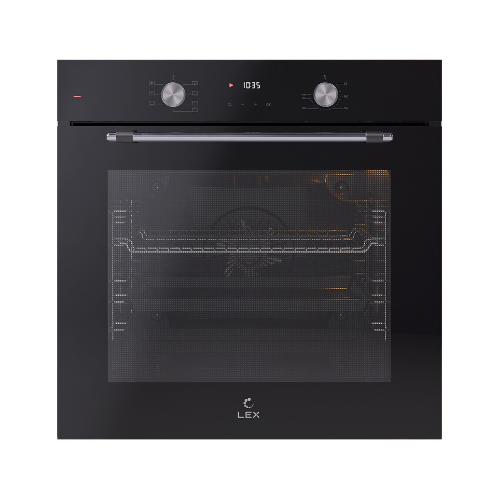 original-13801.jpg Духовой шкаф электрический встраиваемый Lex EDP 671 BL MAX 595 мм черный (TRFE100007) — изображение 1