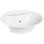 Раковина Keramin Трино 55 см накладная белая (00-001058)