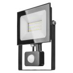 Прожектор светодиодный Онлайт ДО-50 4000К 50 Вт IP65 с датчиком движения черный