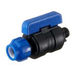 Кран шаровой ПНД Valfex компрессионный переходной 20х1/2 НР(ш)