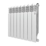 Радиатор биметаллический Royal Thermo Revolution B 500 мм 8 секций 1" боковое подключение белый