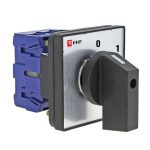 Переключатель кулачковый EKF PROxima ПК-1-11 25А 230 В 1NO IP20 2P черный (pk-1-11-25)