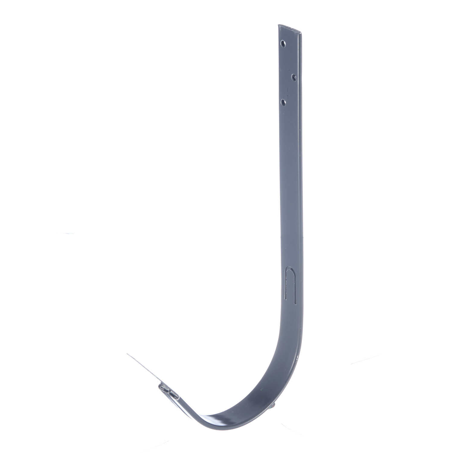 original-14499.jpg Кронштейн желоба Grand Line металлический d125 мм 210 мм графитовый серый RAL 7024 — изображение 1