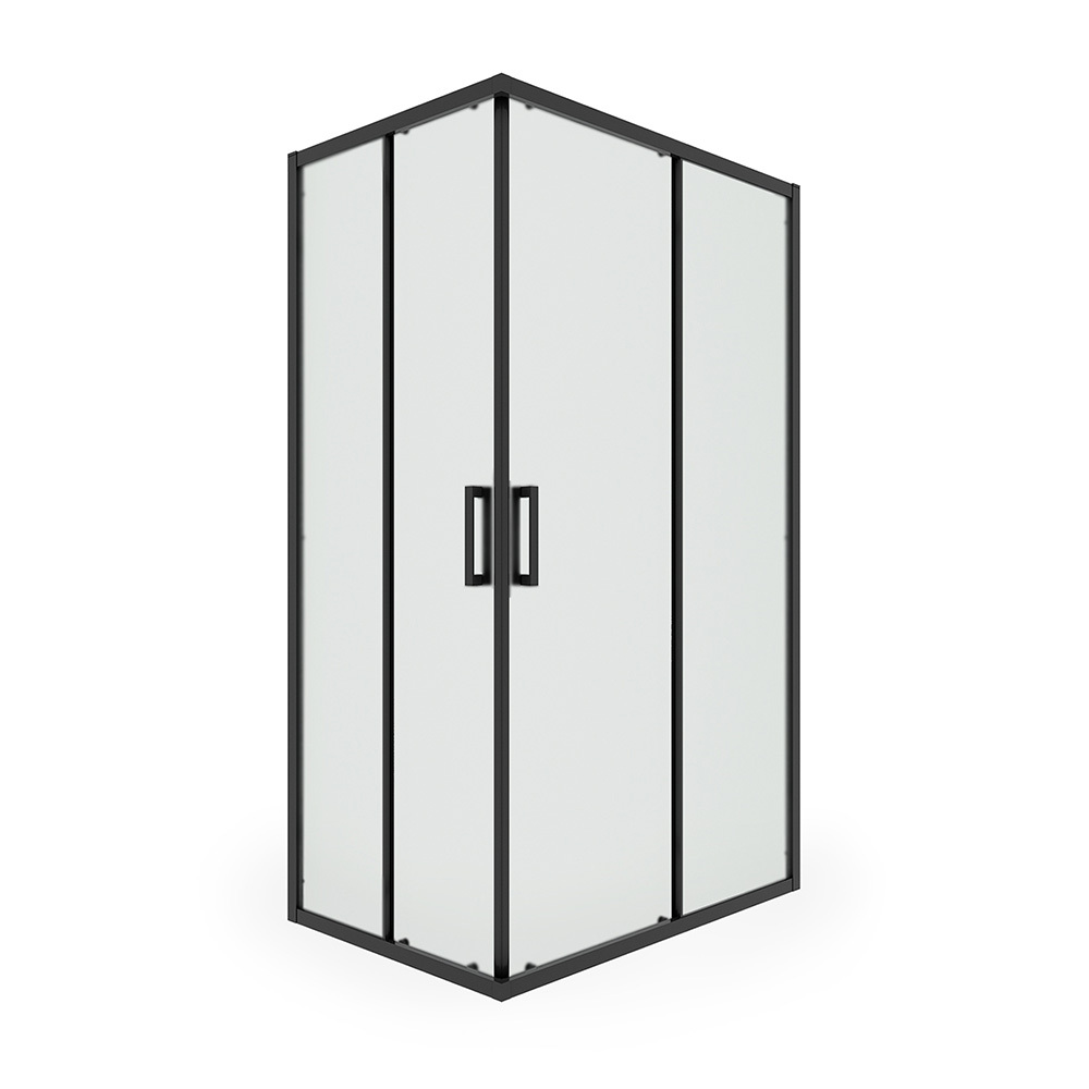 original-14527.jpg Душевой уголок Ulitka Safari черный 120х80х195 см прямоугольник стекло матовое 6 мм (74104008) — изображение 1