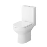 Унитаз-компакт AM.PM Spirit V2.0 FlashClean безободковый с горизонтальным выпуском без сиденья белый (C708600WH)