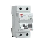 Автомат дифференциальный EKF Averes DVA-6 10А 1P+N тип A 30 мА 6 кА (rcbo6-1pn-10B-30-a-av)