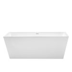 Ванна акриловая Abber 150х80 см отдельностоящая с ножками (AB9224-1.5)