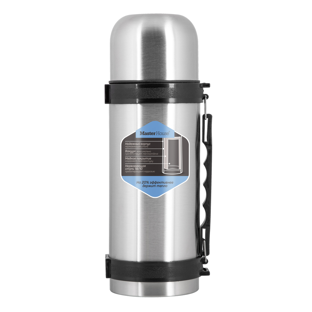 original-14737.jpg Термос 1 л Master House Vienna серый — изображение 1
