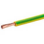 Провод Альфакабель ПуГВнг(А)-LS 1х4 желто-зеленый барабан