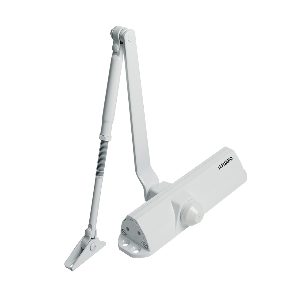original-14962.jpg Доводчик дверной Fuaro DC20-4/TS-68 ФОП (20-85 кг) белый — изображение 1