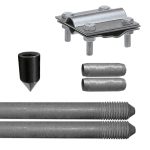 Заземлитель вертикальный 1500х16 мм Ezetek (2 шт.) (90138)